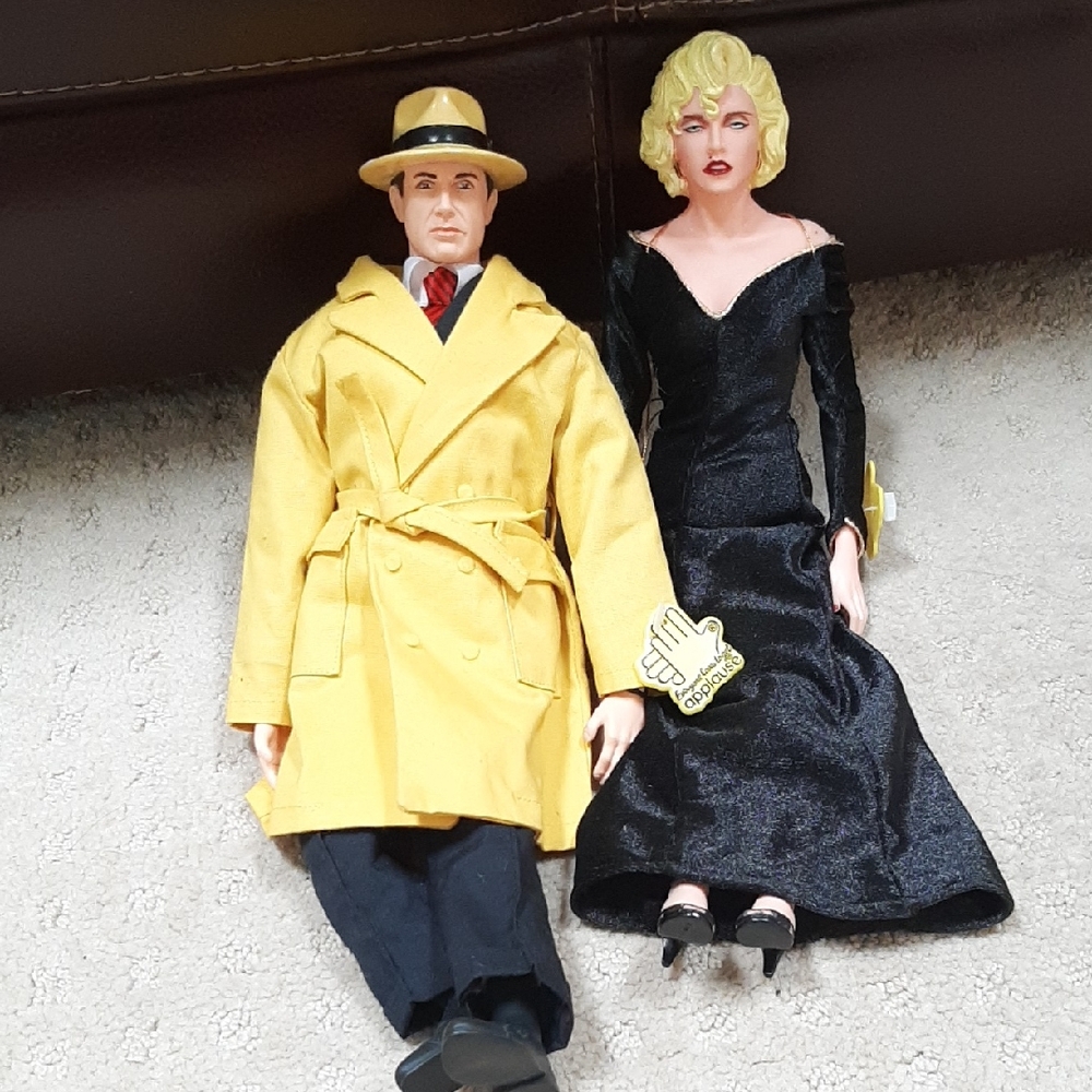 Dick Tracy And Breathless Mahoney Dolls